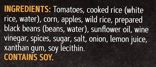 Reese Wild Rice Harvest Bowl | Black Beans, Tomatoes, Corn | High in Fiber & Protein (Pack of 8)