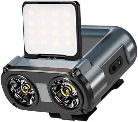 WARSUN MD9 Multi-Use Headlamp Rechargeable LED ??Cap & Bike Mount, COB, Motion Sensor, 5 Modes, 800 Lumens or Camping, Fishing, Hiking