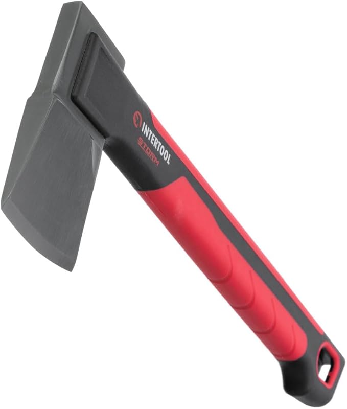 INTERTOOL Hatchet Lightweight for Camp Firewood Splitting & Kindling - Small 14" Wood Chopping Axe