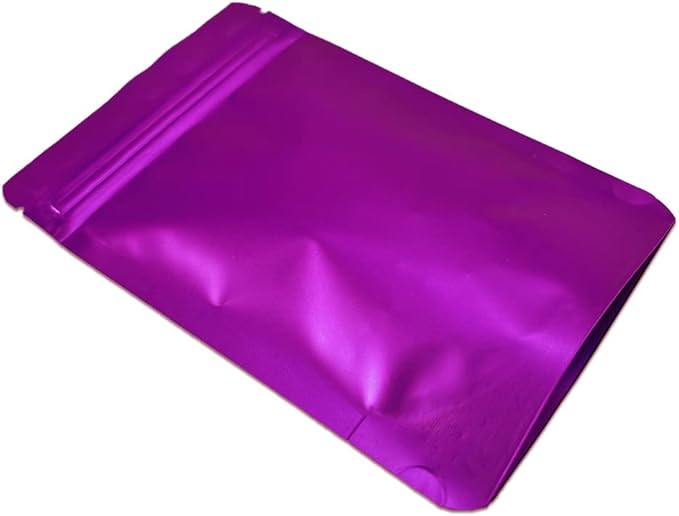 PABCK 50 Pieces 4.3x6.3 inch(Inside Size 3.5x3.9 inch) Stand-Up Resealable Heat Seal Bags 3.55mil