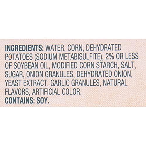 Snow's Condensed Corn Chowder, 15 oz Can - Creamy and Comforting Chowder with Corn, Spices and Hearty Potatoes (Pack of 6)