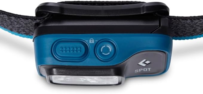 BLACK DIAMOND Spot 400 Headlamp | 400 Lumens Brightness, Dimmable | Waterproof & Durable | 3X AAA Battery Operated (Included) | Azul