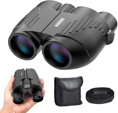 20x25 High Powered Binoculars for Adults,Compact HD Waterproof Durable and Clear BAK4 Prism FMC