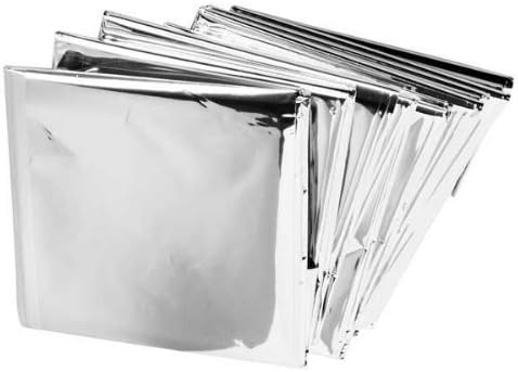 BH Lot of 50 Emergency Mylar Blankets - 84" x 52"