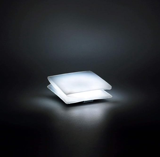 Solar Lantern Helix - Emergency Rechargeable LED Lantern - Waterproof, Compact, Portable - Great for Camping, Outdoor, Backpacking (Bright White)