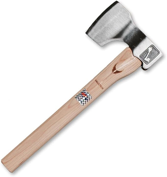 WATL Valkyrie: World Axe Throwing League Premium Competition Throwing Axe with Nylon Sheath and Nordic Engraved Hickory Wooden Handle