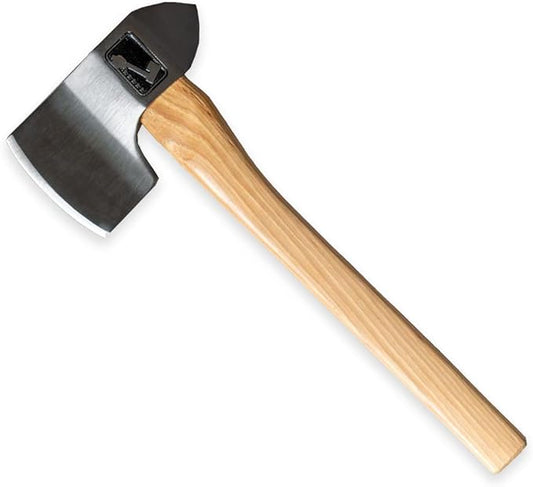 King of Diamonds Throwing Axe: World Axe Throwing League Premium Competition Throwing Axe, WATL Throwing Hatchet with Round Hickory Wooden Handle (Square Handle)