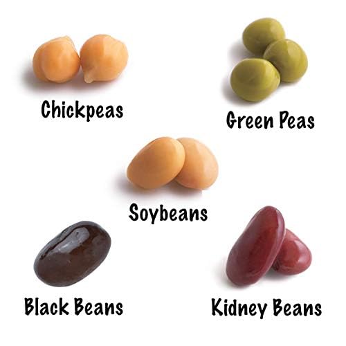 ?�Eat More Beans??STEAMED BEAN SNACK -UMAMI Salt USDA Certified Healthy Vegan Snacks Ready to Eat Fully Cooked- Box of 10 packs(2oz, 10packs)