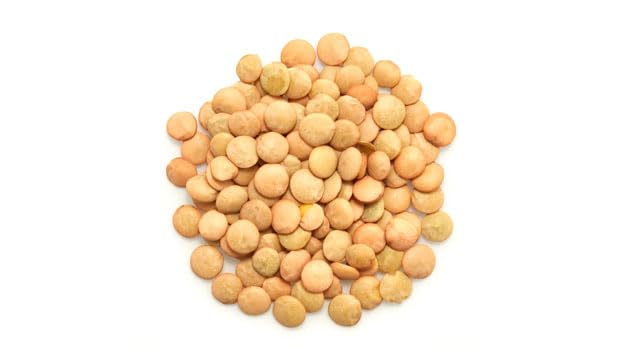Yupik Organic Green Lentils, 2.2 lb (35.2 oz), Pack of 6, Non-GMO, Vegan, Gluten-Free, Kosher, Raw, Source of Fiber, Iron & Protein, Fiber & Iron, Ideal for Soups, Salads & Plant-Based Meals