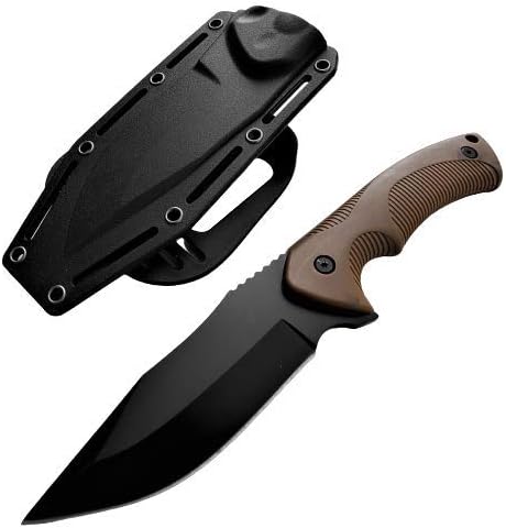 KCCEDGE BEST CUTLERY SOURCE Tactical Knife Hunting Knife Survival Knife 9" Full Tang Fixed Blade Knives Camping Accessories Camping Gear Survival Kit Survival Gear and Equipment Tactical Gear 80213