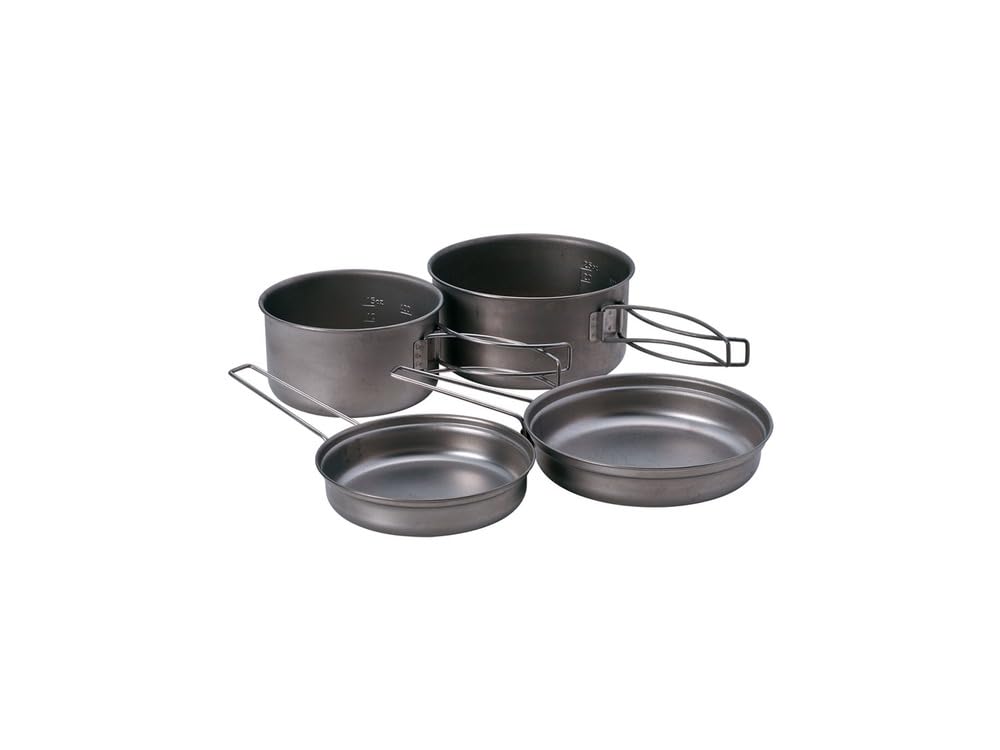 Snow Peak Titanium Camping Cook Set for Backpacking & Outdoor Cooking