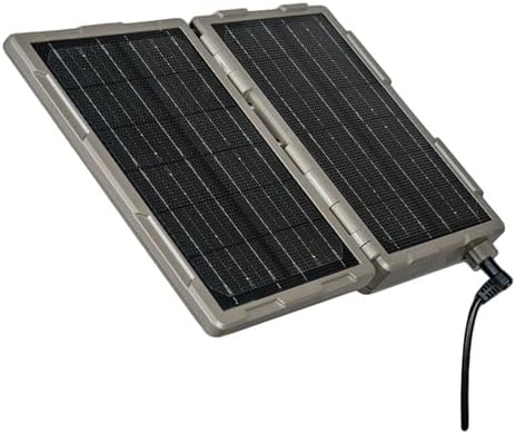 Tactacam Reveal Folding Solar Panel ??7.2W Output, Built-in Lithium Battery, Powers Trail Cameras, Compatible with Reveal & Defend Cams, Portable Design, 12V/2A Output
