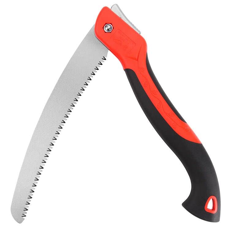 WEIMELTOY 10 Inch Pruning Saw Heavy Duty Folding Saw Camping Saw SK5 Blade