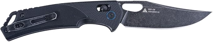 SRM Pocket Folding Knife, Axis Lock, G10 Handle, D2 Blade, Pocket Clip for EDC, Survival, Outdoor Uses, 9201-GB.……