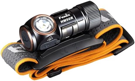 Fenix HM50R V2 700 Lumen Rechargeable White/red LED Multipurpose Headlamp with EdisonBright Accessory case Bundle