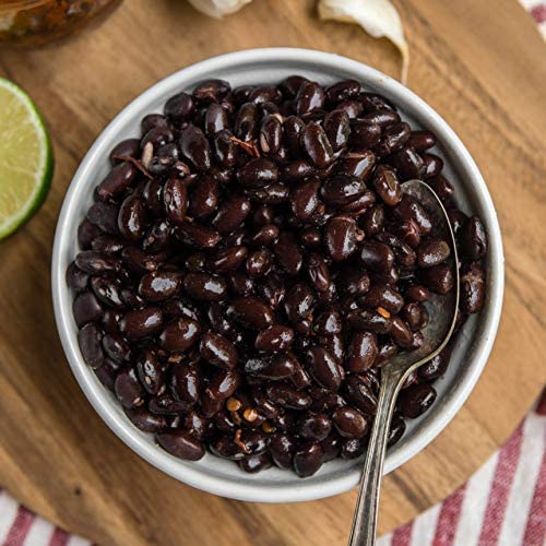 1000 SPRINGS MILL - 25lb Bulk Bucket Organic Black Beans - Used for Soups, Salads, Chili, Dips or Various Breakfast Dishes - Bulk Dry Black Beans - Vegan Friendly