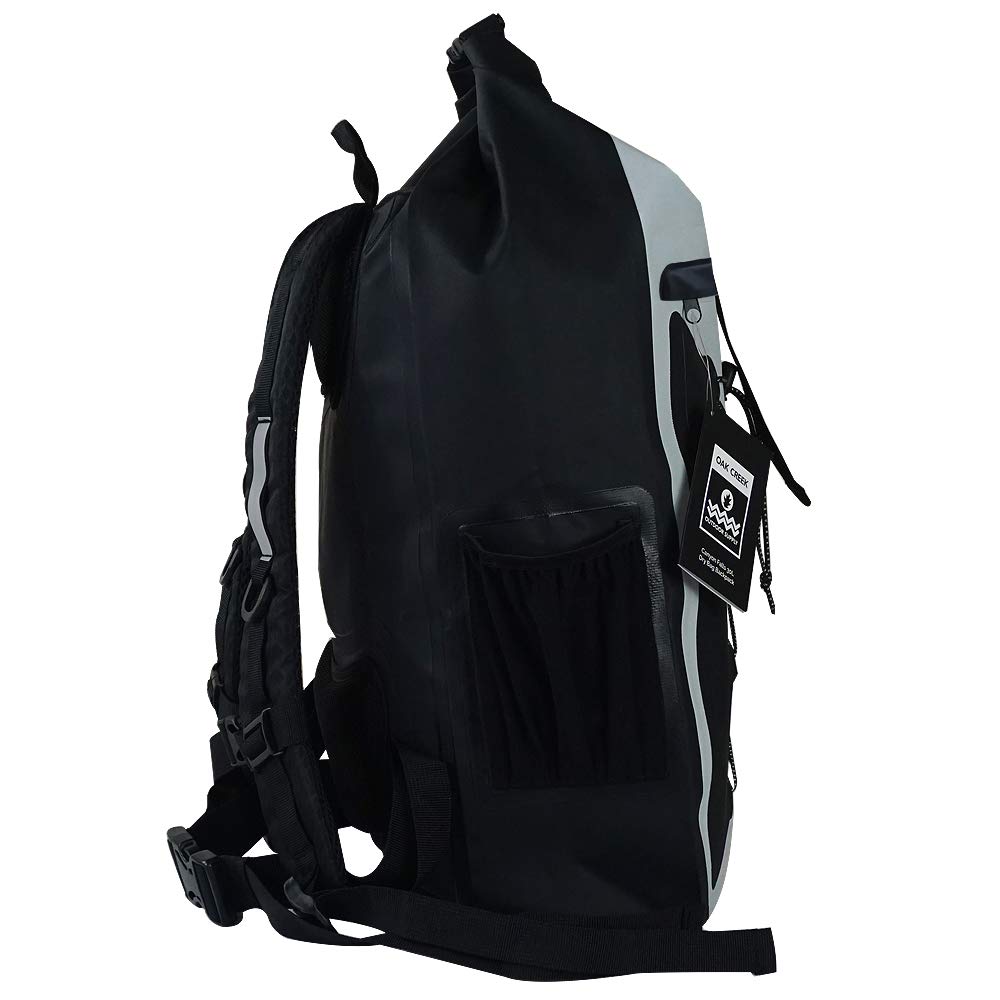 Oak Creek Canyon Falls 30L Dry Bag Backpack. Premium Waterproof Backpack with Padded Shoulder