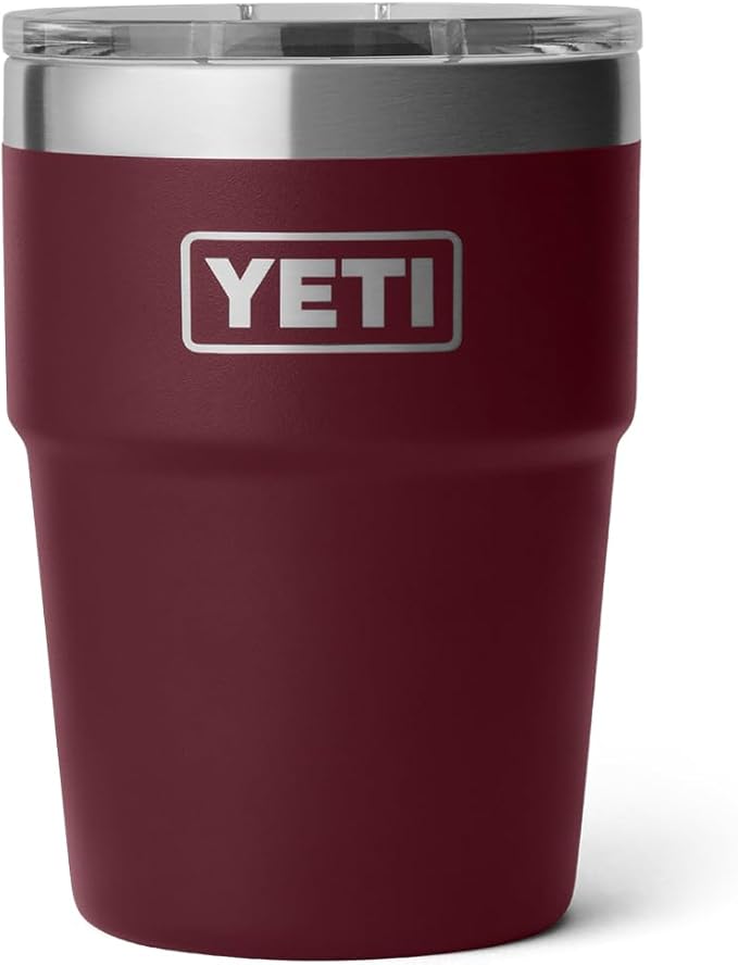 YETI Rambler 16 oz Stackable Tumbler, Vacuum Insulated, Stainless Steel with MagSlider Lid