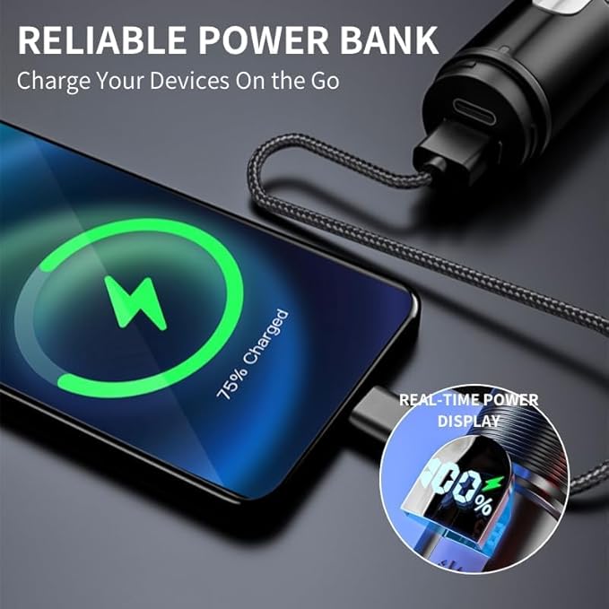WARSUN Compact Magnetic Flashlight ??1200 Lumens Rechargeable LED Torch, Zoomable Small Flashlight with COB Side Light & Battery Indicator, for Emergency & Outdoor Use