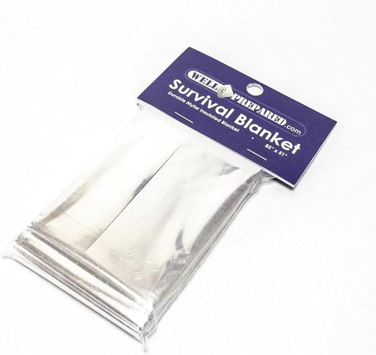 Premium Mylar Emergency Blanket – Thermal foil Blanket for Camping, Hiking & Emergency Supplies | Waterproof Compact Foil Space Blanket| Retains 90% Body Heat & Aid in Outdoor Survival (10 Pack)