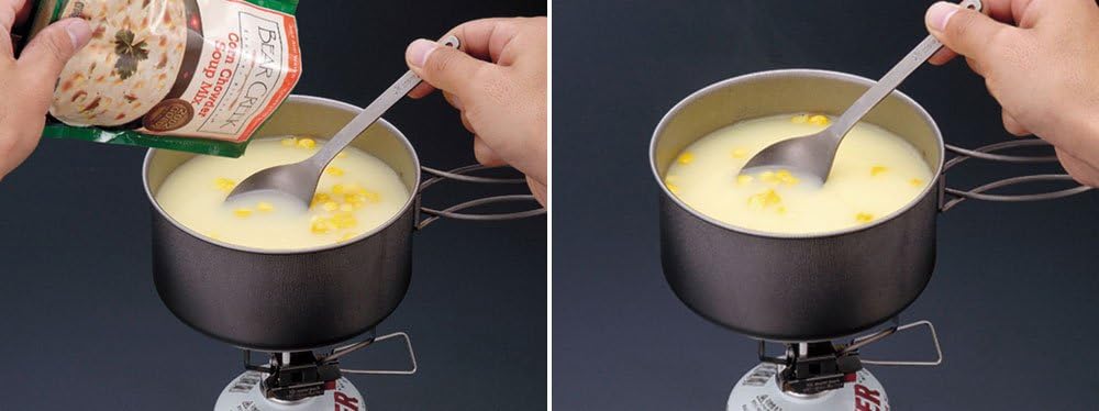 Snow Peak Titanium Camping Cook Set for Backpacking & Outdoor Cooking