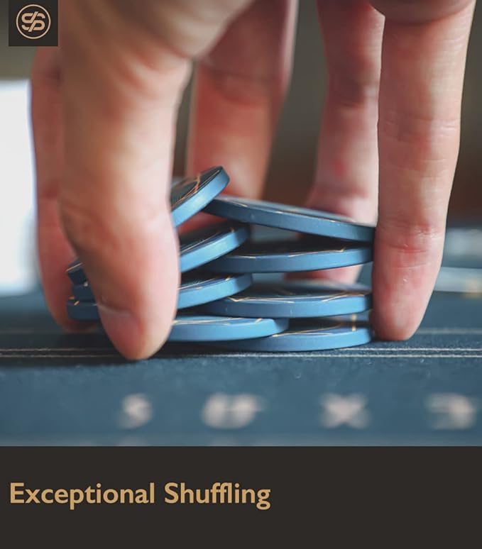 SLOWPLAY Nash Ceramic Poker Chips in Bulk, Casino Grade Ceramic 10-Gram Poker Chip for Texas Hold'em, 39mm Professional Chips Pack of 50 (Green)