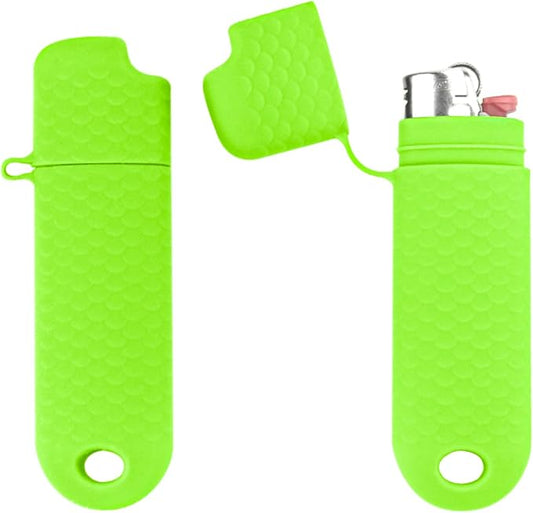 2 Pcs Waterproof Lighter Case Cover Holder for BIC Regular Lighters Sleeve Type J6 Outdoor Survival