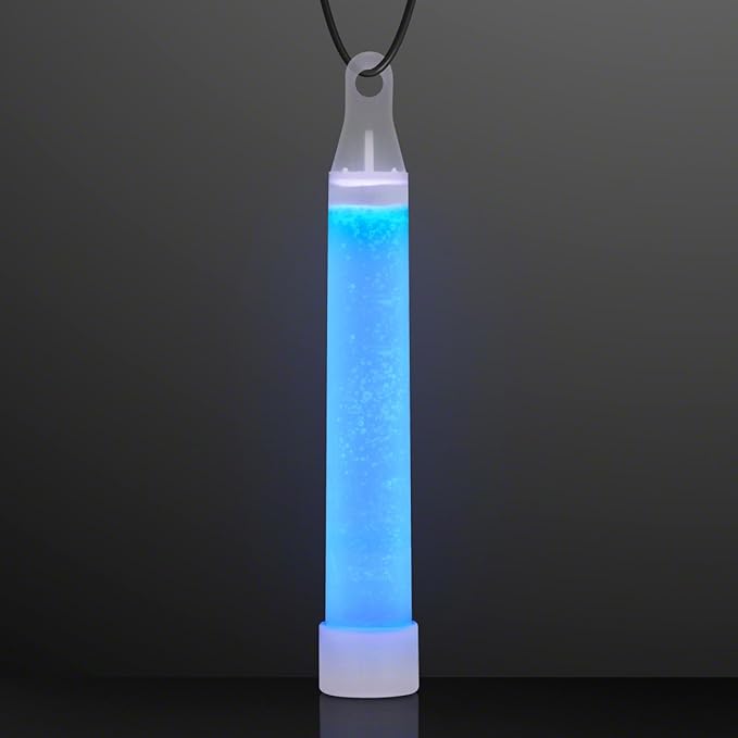 FlashingBlinkyLights 4" Blue Mini Glow Sticks (Set of 50)