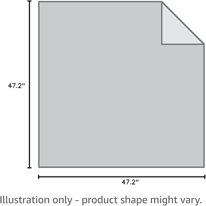 Inf-way Emergency Fire Blanket for Home and Kitchen, 5 Size for Choice, 4 Pack Large Fire Blanket 3.9x3.9ft