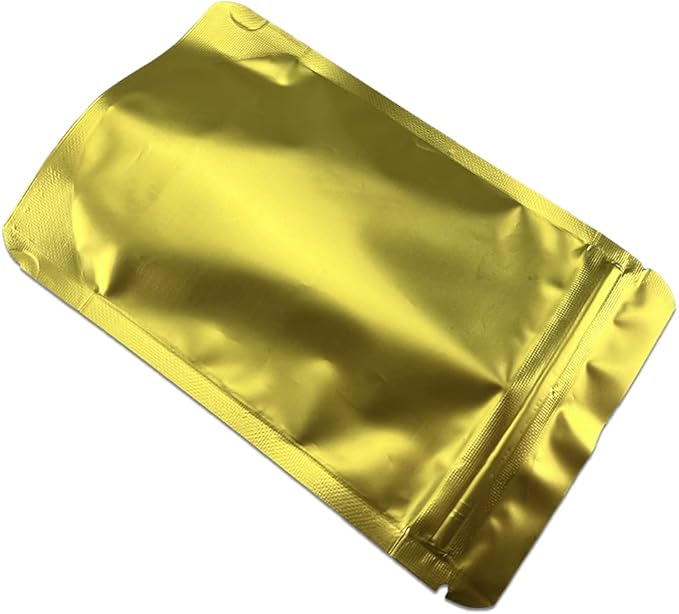 PABCK 50 Pieces 3.35x5.1 inch (Inside Size 2.95x3.15 inch) Stand-Up Resealable Heat Seal Bags