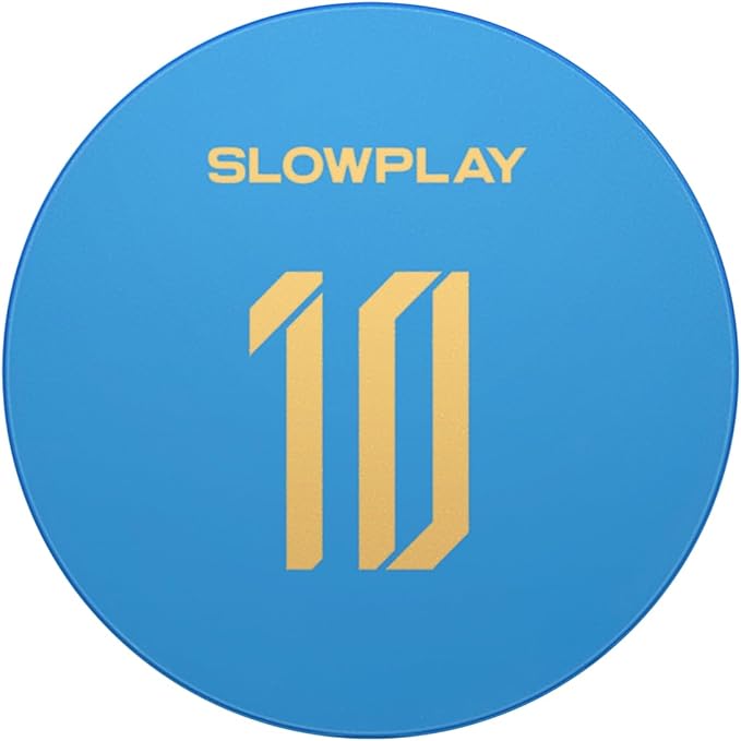 SLOWPLAY Godel Ceramic Poker Chips in Bulk, Casino Grade Ceramic 12-Gram Poker Chip for Texas Hold'em, 43mm Professional Chips Pack of 50 with Denomination of 10