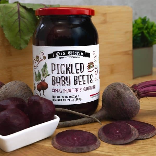 Old World Quality Foods Pickled Veggie Variety Pack ??3 Jars (1 Beets, 1 Mushrooms, 1 German Salad) ??All Natural & Gluten-Free (Mixed 3-Pack (1 of Each Flavor))
