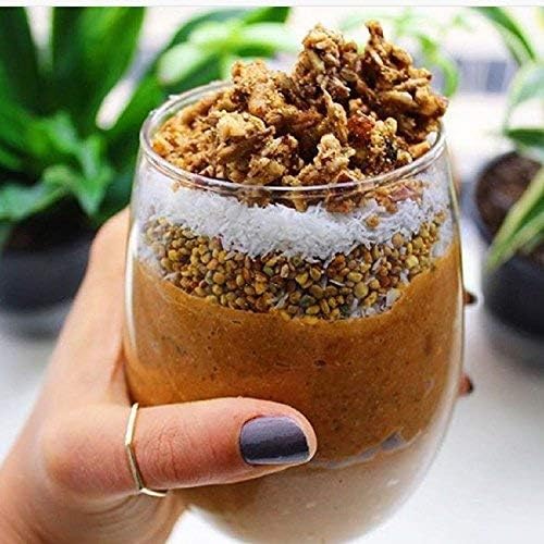 Lark Ellen Farm Grain-Free Granola, Certified Organic Raw Sprouted Vegan Clusters, Paleo & Crunchy Gluten-Free Bites for Cereal or Yogurt, Pumpkin Fig 8 oz, 6 Pack