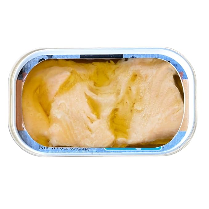 COLE'S SEAFOOD - Hand Packed Smoked Salmon in Olive Oil, Preservative Free Seafood, Canned Fish, High in Protein and Omegas, 3.2 oz Can | Single