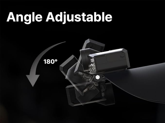 Orcap 2025 Edition ??120° Wide Beam Headlamp & Cap Light, 1000 Lumens, 4 Light Modes (White & Red), USB-C Rechargeable, IPX5 Waterproof, Lightweight LED for Camping, Work, Running