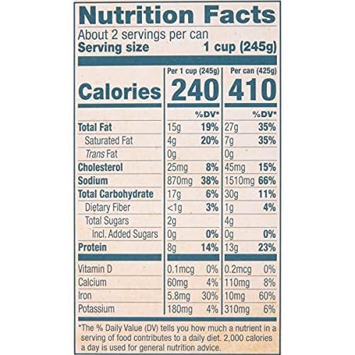 Snow's New England Clam Chowder, 15 oz Can (Pack of 12) - 13g Protein per Serving - Ready-to-Serve Authentic New England Style Recipe