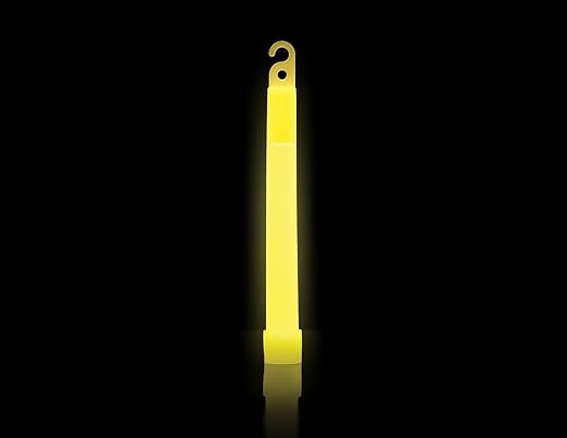 Cyalume Yellow Emergency Glow Sticks - Premium 6??SnapLight Survival Glow Sticks with 8 Hour Duration for Use as Emergency Flares and Hiking Safety Gear (Bulk Pack of 10 Safety Glow Sticks)