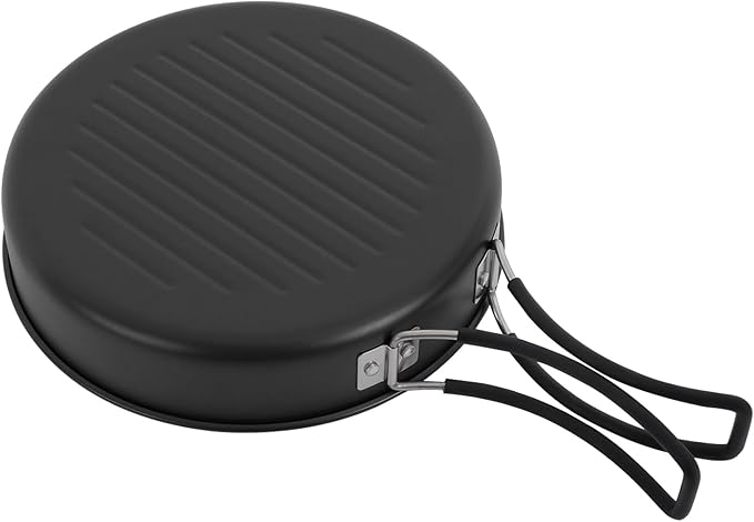Portable Camping Cookware Set, 304 Stainless Steel Outdoor Camping Cooking Pots and Pans with Storage Bag, Outdoors Campfire Cook Cookware Equipment for Outdoor Camping Hiking Picnic for 2-3