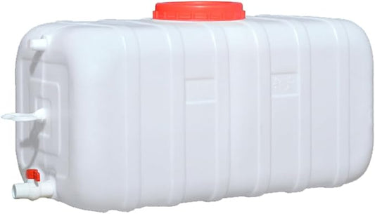 Food Grade Water Carrier 45L/75L/100L/200L Water Container Water Container with Faucet，Portable Water Storage Jug Perfect for Outdoors Camping Hiking Emergency(Size:45L/11.88gal)