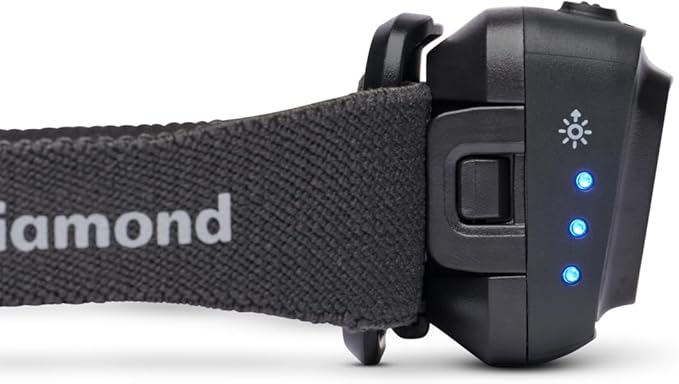 BLACK DIAMOND Spot 400 Headlamp | 400 Lumens Brightness, Dimmable | Waterproof & Durable | 3X AAA Battery Operated (Included) | Black