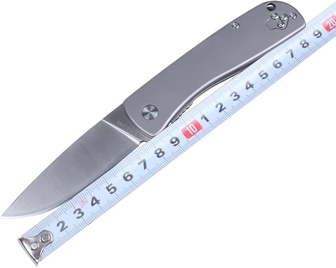 Masalong kni245 Pocket Liner Lock Flipper Knife for Men Women, Sharp Camping Hiking Hunting Survival Outdoor Knife EDC