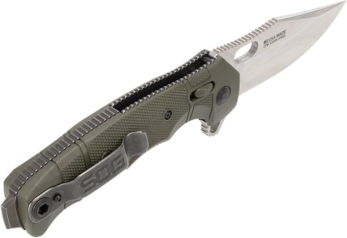 SOG SEAL XR - OD GREEN - STRAIGHT EDGE STONEWASH