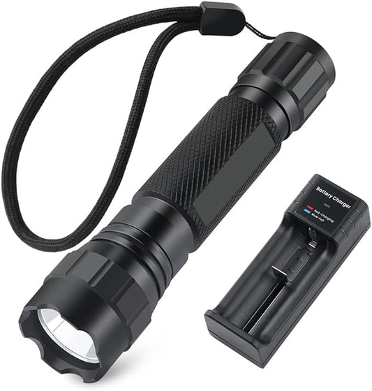 Feyachi LED Flashlights Rechargeable Tactical Flashlight 1200 Lumen FL21-MB Flash Light Waterproof Emergency Camping Home Hiking