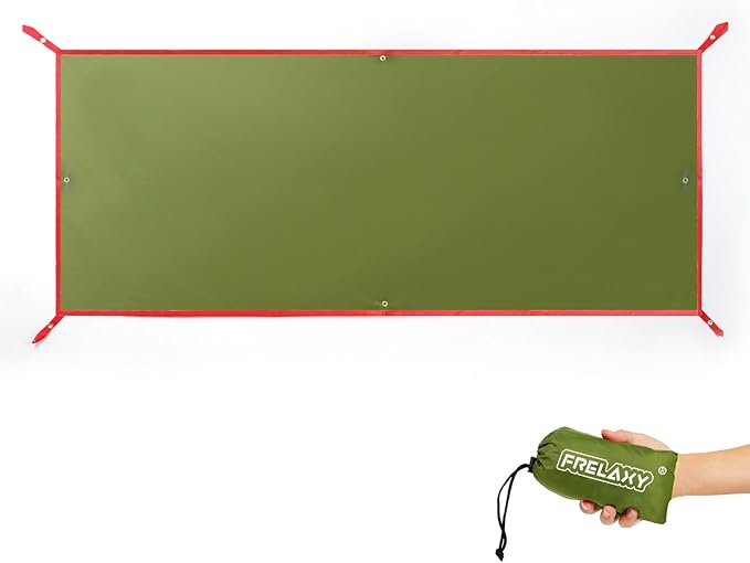 Frelaxy Tent Footprint, Waterproof Camping Tarp, Durable Tent Floor to Elevate Your Camping, Hiking, Backpacking, Hammock, Beach Experience