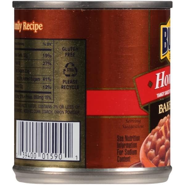 Bush's Best Baked Beans, Homestyle, 8.3 Oz (Pack of 24)