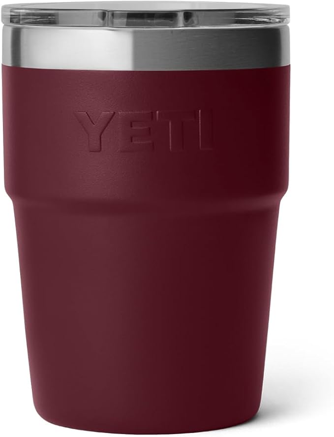YETI Rambler 16 oz Stackable Tumbler, Vacuum Insulated, Stainless Steel with MagSlider Lid