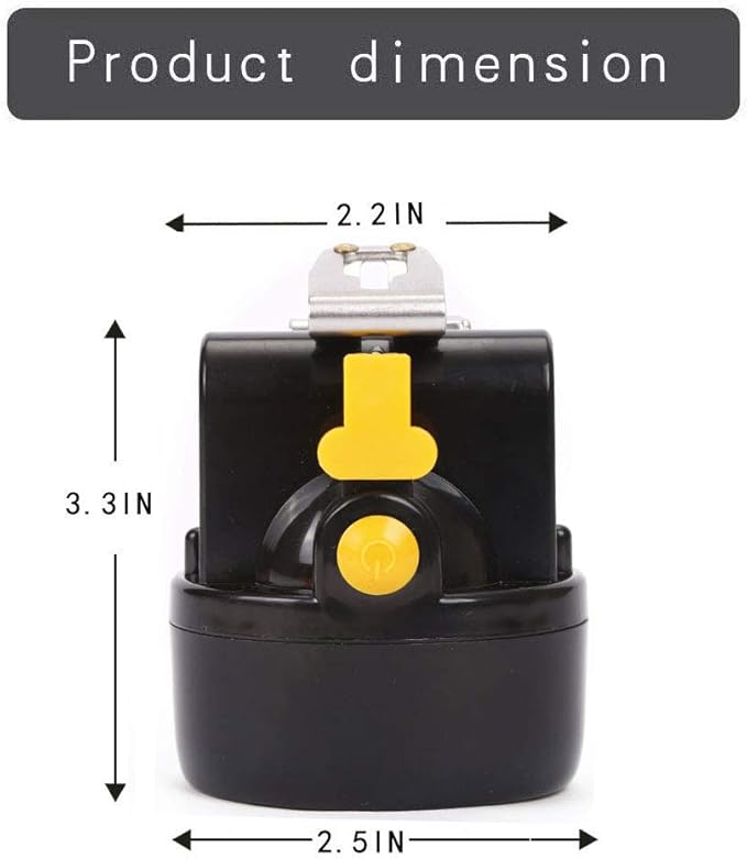 High Power Rechargeable Headlamp with One-Button Control, Long Range LED Miner Headlight, Adjustable Light Modes, Waterproof Head Torch for Camping, Hiking, Caving, Emergency Work Light