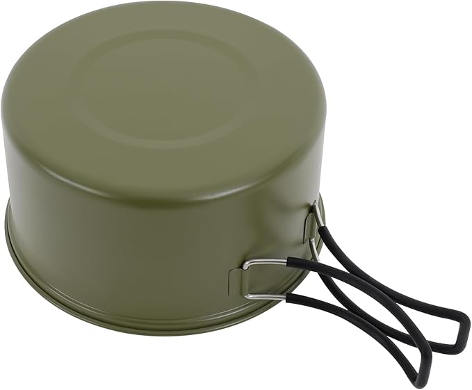 Camping Cookware Set Portable Camping Cooking Set 304 Stainless Steel Camping Pots and Pans Set Campfire Cooking Equipment with Storage Bag for Outdoor Camping Hiking Picnic for 2-3