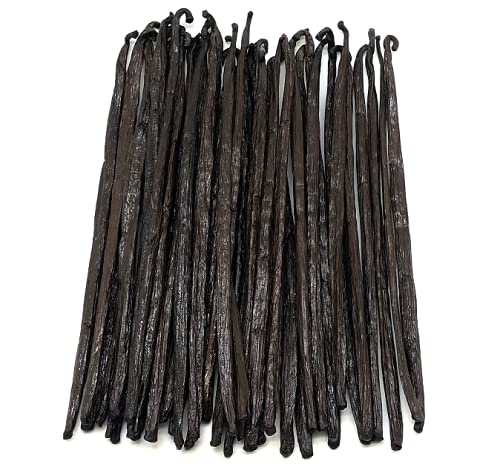 10 Madagascar Vanilla Beans - Grade A Making Pure Vanilla Extract for Chefs, Great for Baking 5''-7'' NON -GMO(Pack of 1)