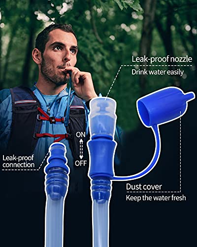 Mdvora 1.5L/2L/2.5L/3L Hydration Bladder, Large Opening Water Storage Bladder Bag, for Cycling